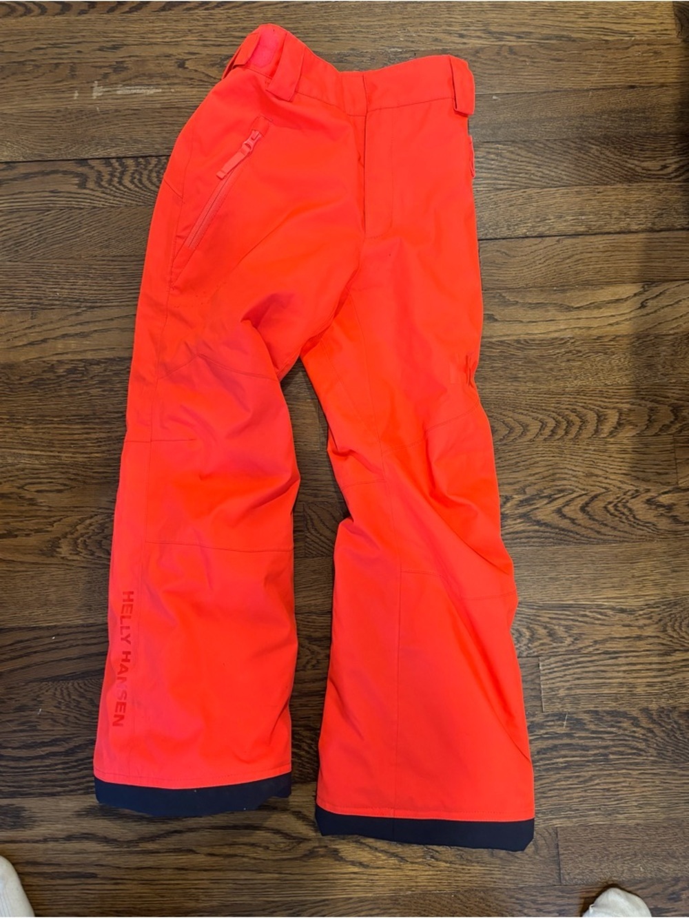 Helly Hansen Junior Legendary Ski Pants Neon Coral Size  8 Waterproof Insulated - Picture 5 of 9